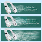 Portable Summer Air Cooling Neck Fan.