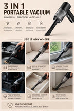 3 in 1 portable vacuum cleaner